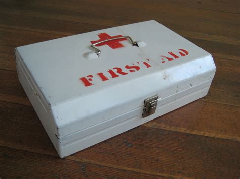 retro metal first aid box|first aid kid with prices.